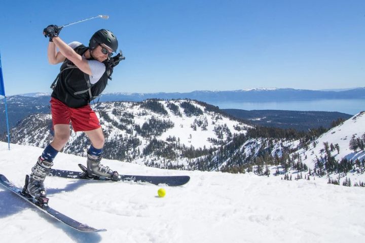 Snow Golf Tournament Event